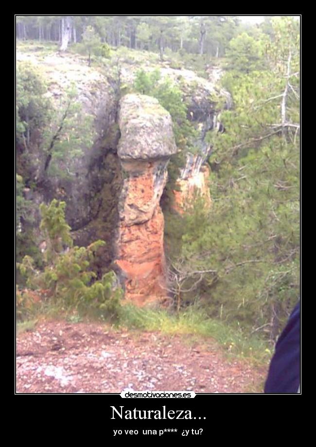 Naturaleza... - yo veo una p**** ¿y tu?