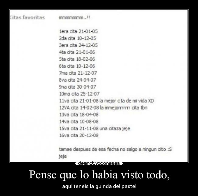 Pense que lo habia visto todo, -