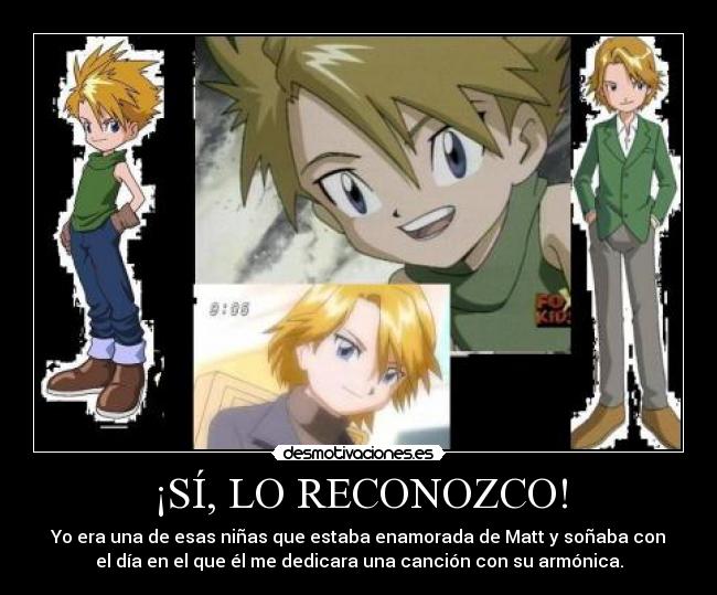 ¡SÍ, LO RECONOZCO! -