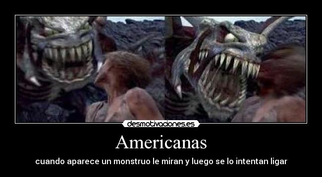 carteles americanas monstruos gilipolleces desmotivaciones