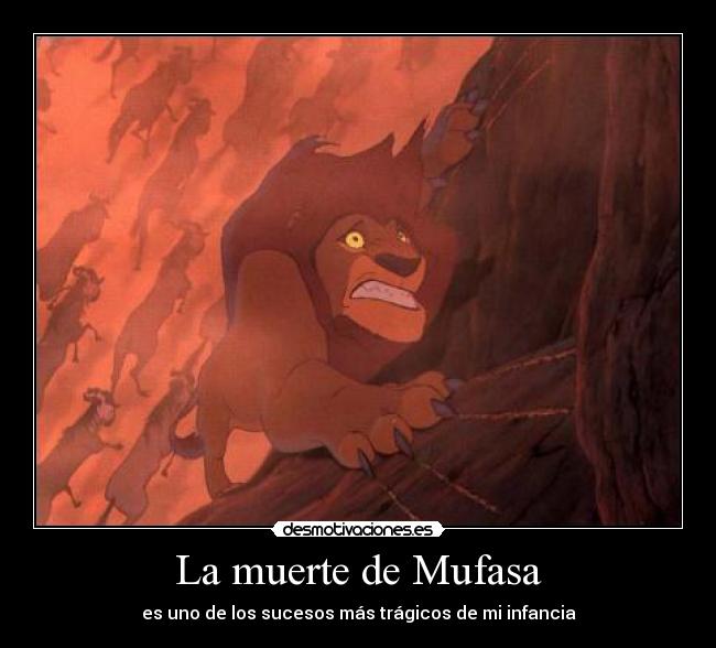 La muerte de Mufasa - 
