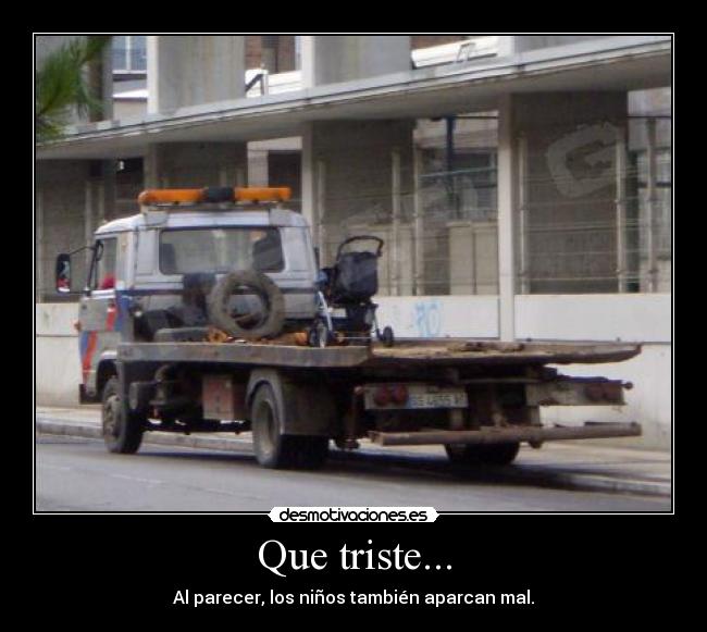 Que triste... - 