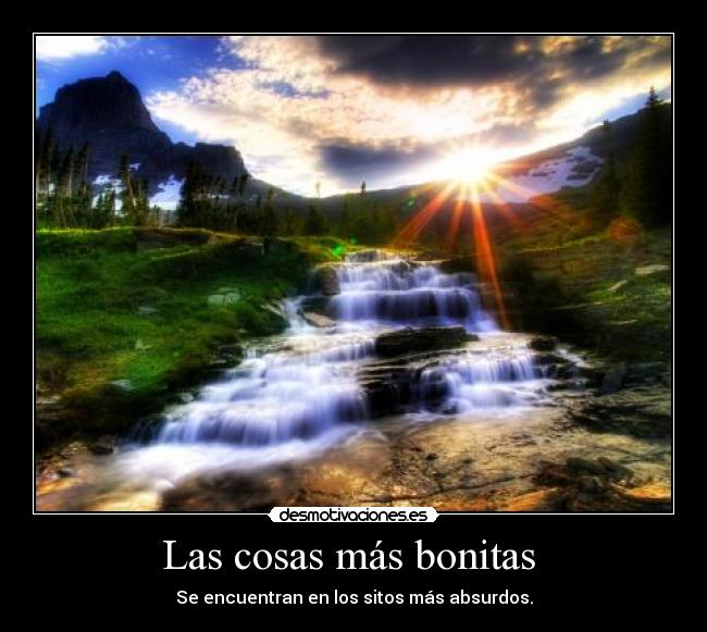 Las cosas más bonitas -