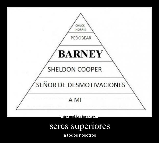 seres superiores - a todos nosotros