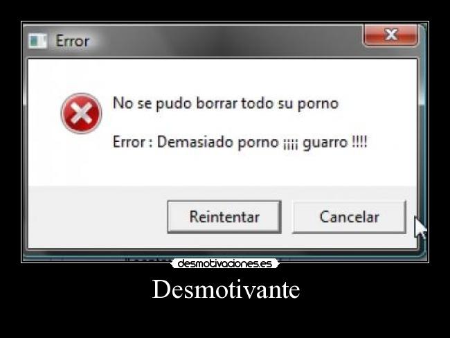 carteles windows desmotivaciones