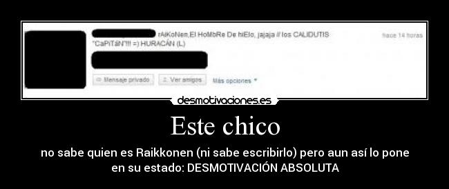 Este chico -