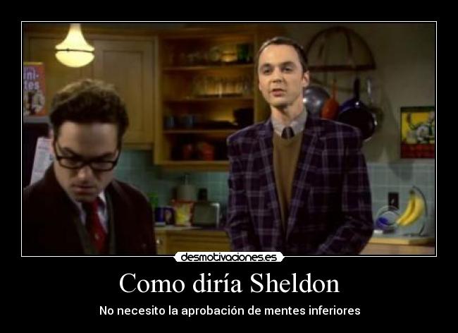 Como diría Sheldon - 