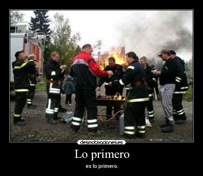 Lo primero -