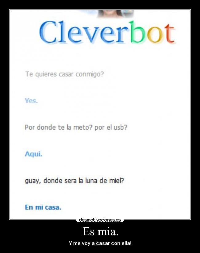 carteles cleverbot desmotivaciones