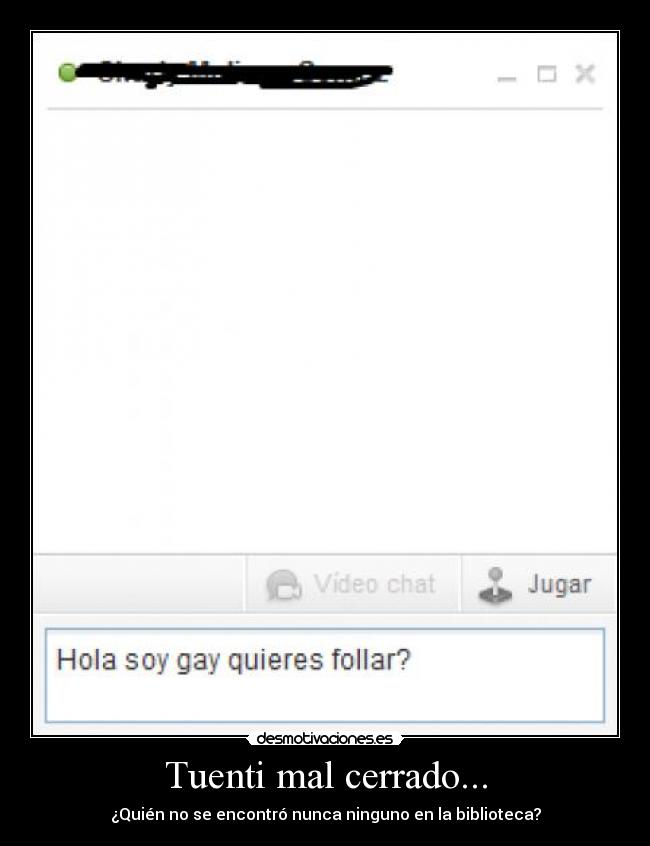 Tuenti mal cerrado... - ¿Quién no se encontró nunca ninguno en la biblioteca?