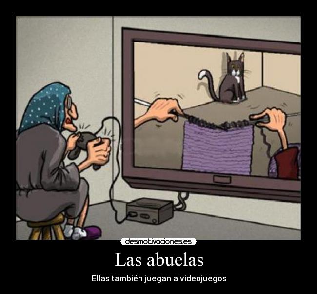 Las abuelas - Ellas también juegan a videojuegos