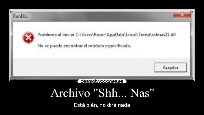 Archivo Shh... Nas - Está bién, no diré nada