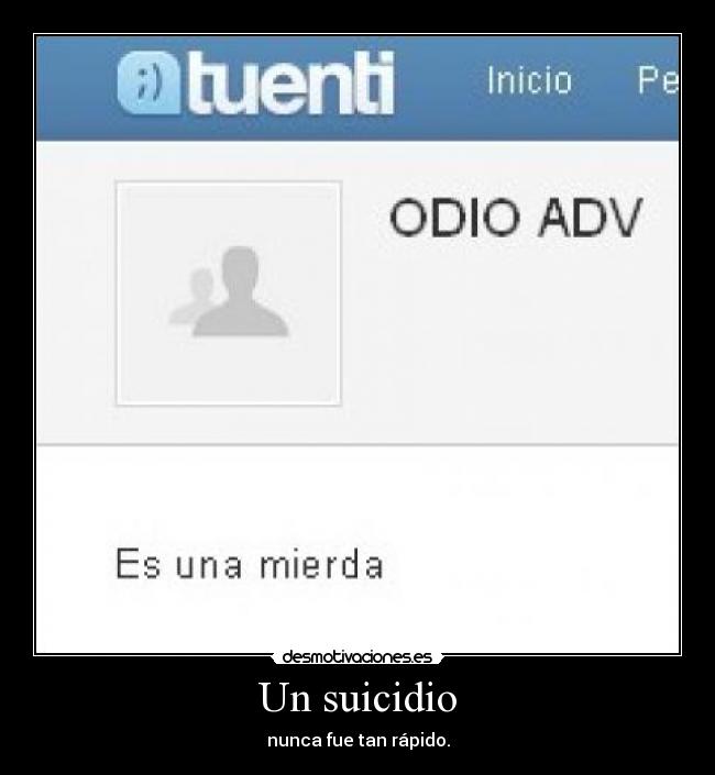 Un suicidio -