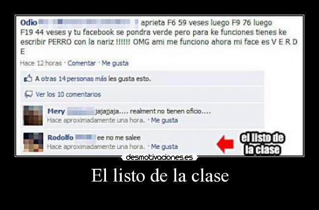 El listo de la clase - 