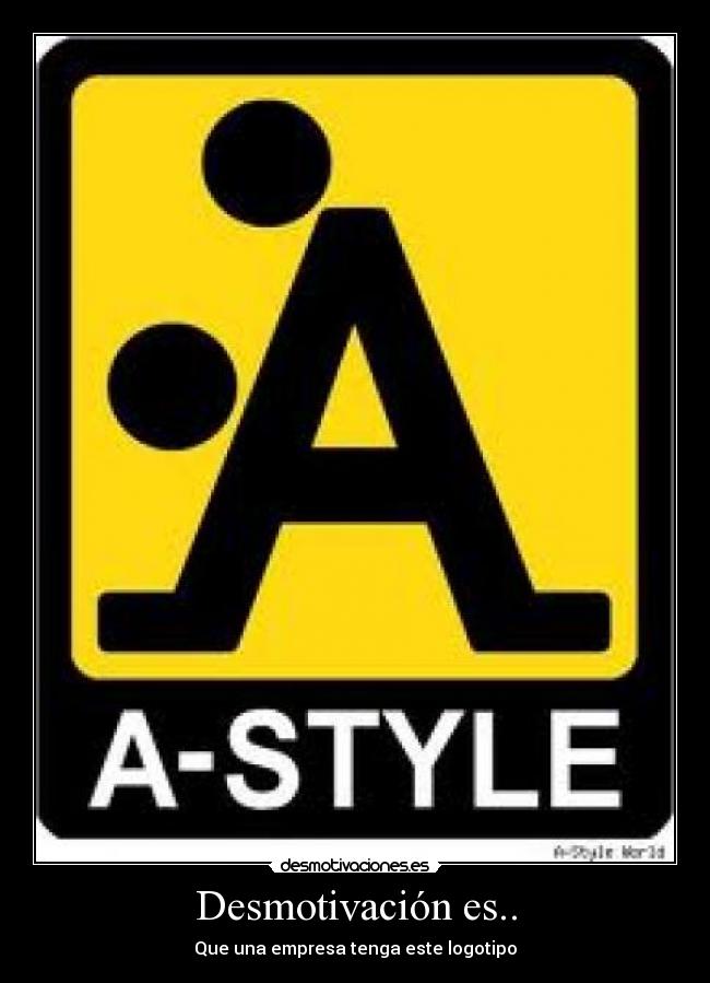 Desmotivación es.. - Que una empresa tenga este logotipo