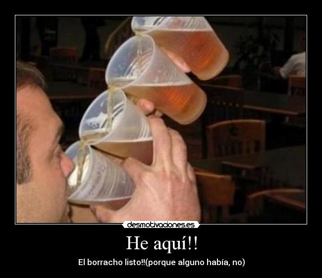 carteles borracho desmotivaciones