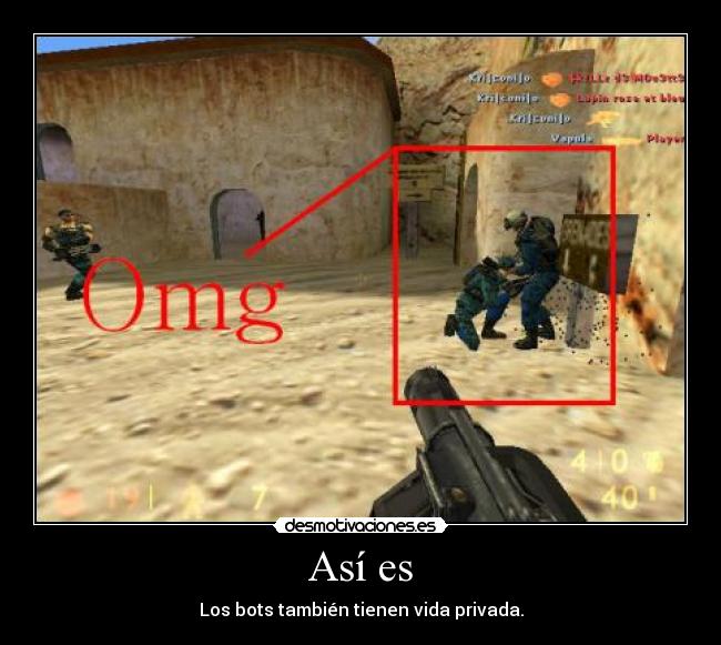 carteles bots vida privada desmotivaciones