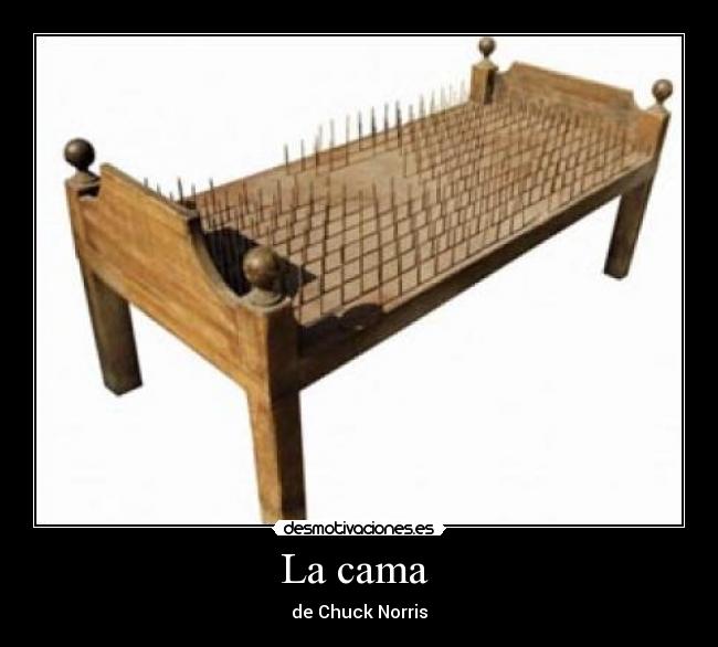 La cama -