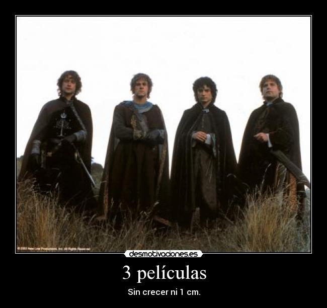 3 películas -