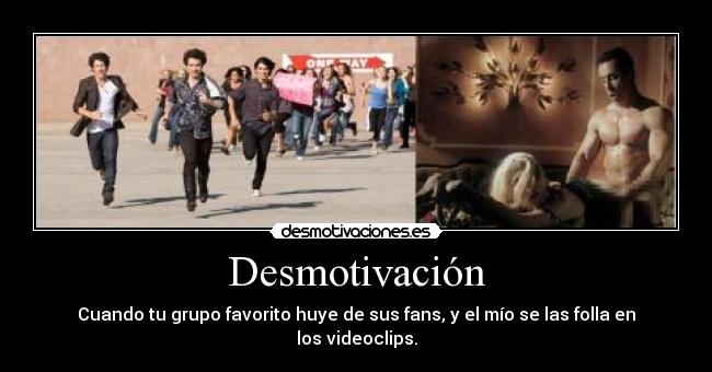 carteles rammstein jonas brothers desmotivaciones