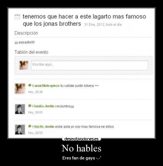   No hables   - 