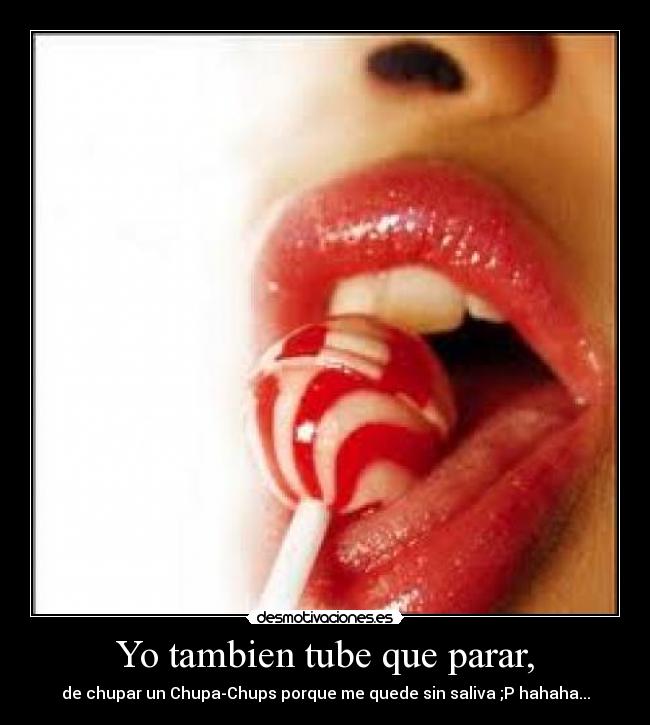 Yo tambien tube que parar, - 