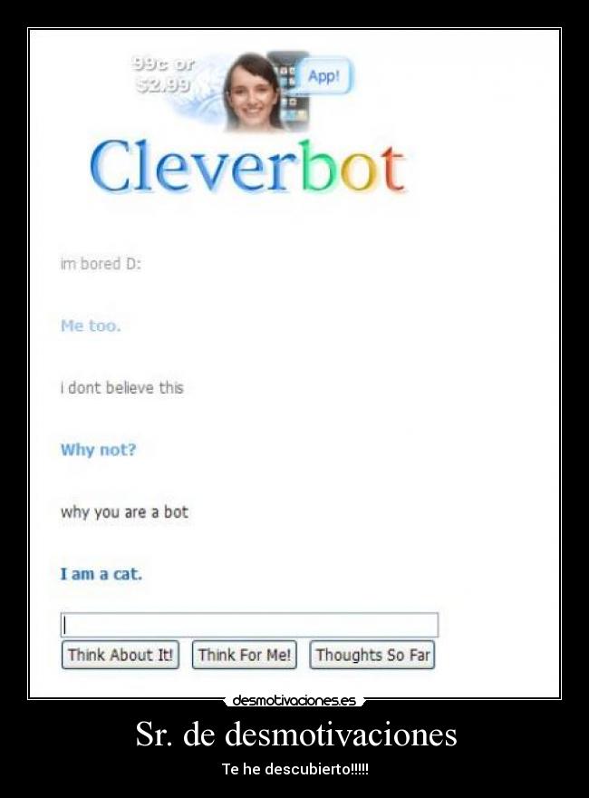 carteles desmotivaciones cleverbot desmotivaciones