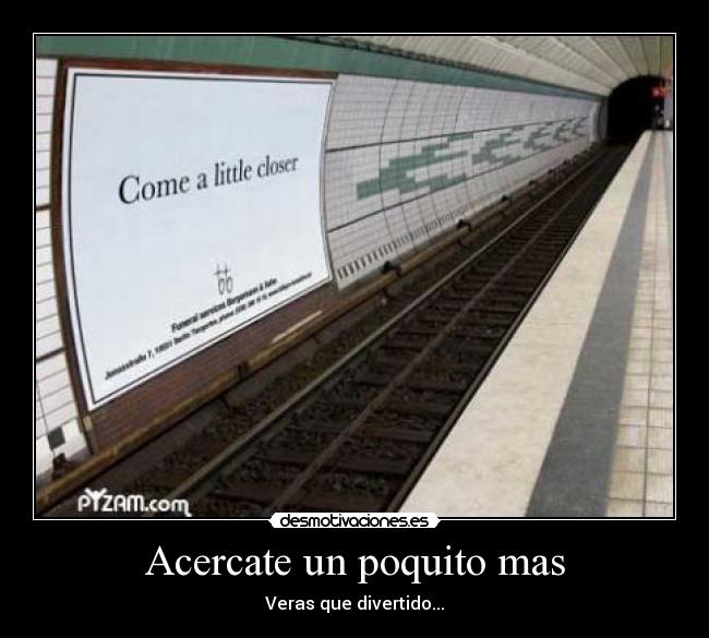 carteles cartel fail metro tren anden acercate poquito mas desmotivaciones