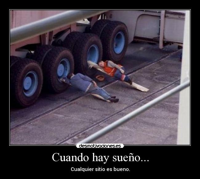 Cuando hay sueño... -