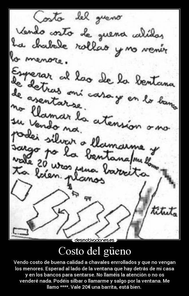 Costo del güeno -