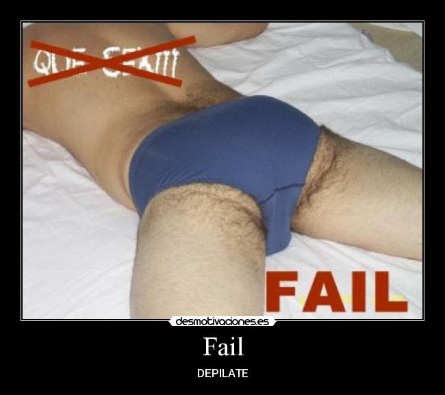 carteles fail depilate desmotivaciones