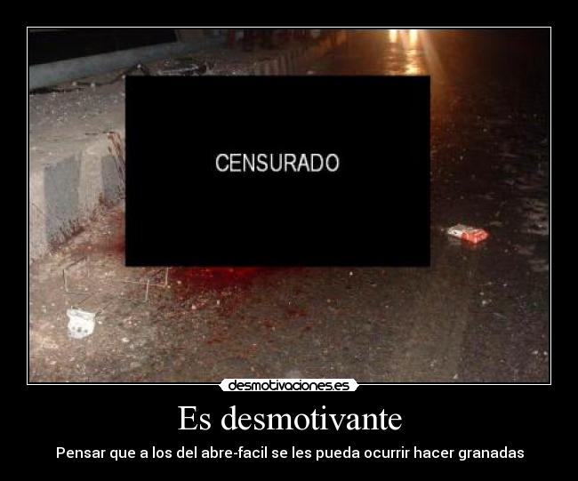 Es desmotivante - 