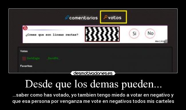 carteles miedo desmotivaciones desmotivaciones