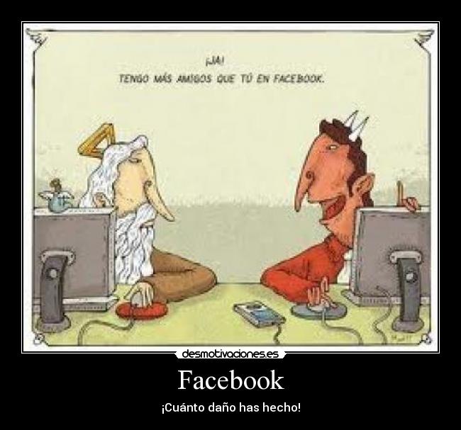carteles facebook dios satan facebook red social desmotivaciones