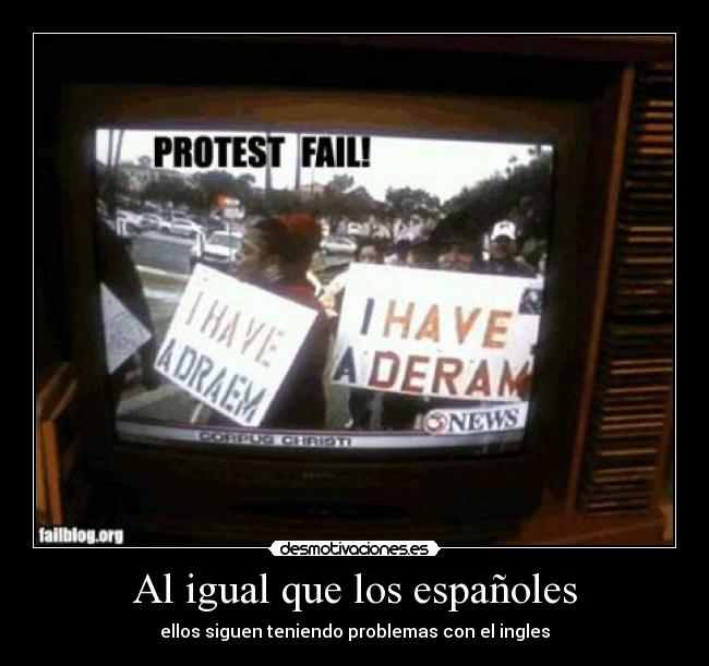 Al igual que los españoles -