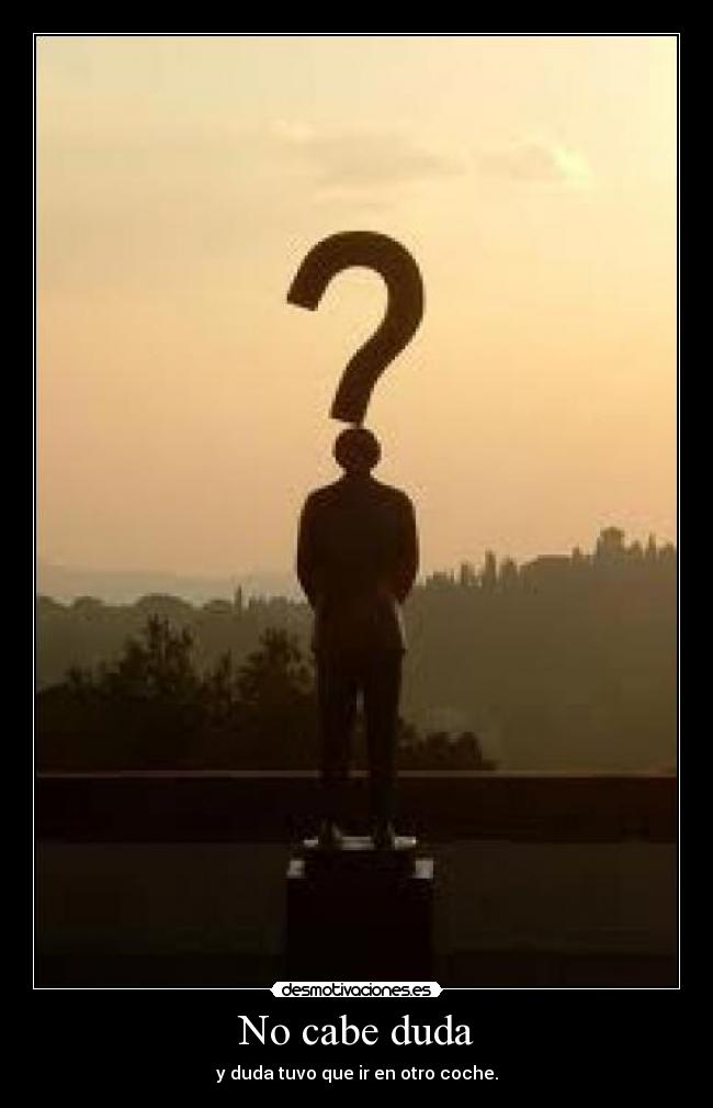 No cabe duda - 