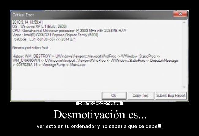 Desmotivación es... -