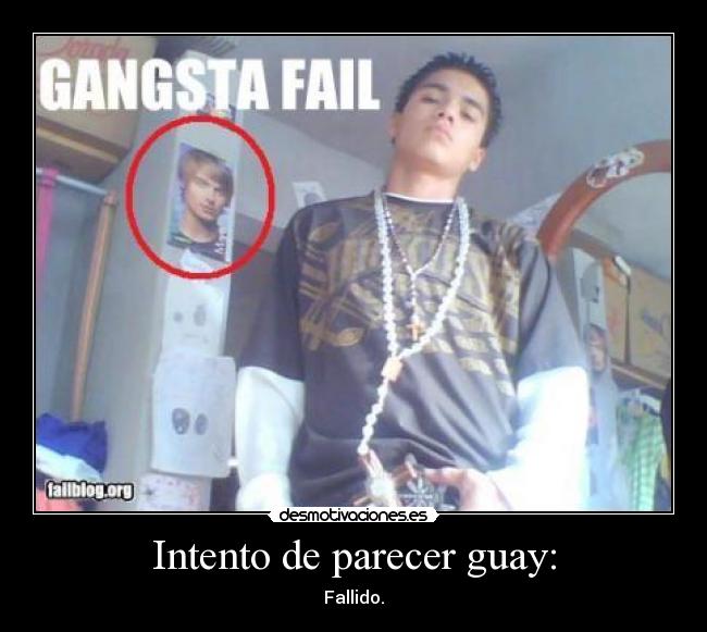 Intento de parecer guay: - 