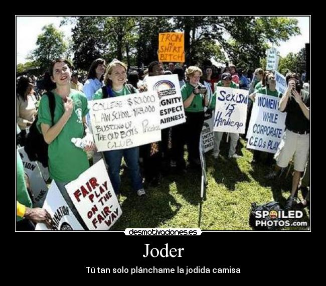 carteles joder desmotivaciones
