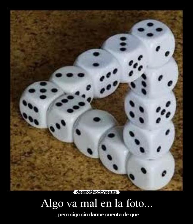 carteles dados imposible desmotivaciones