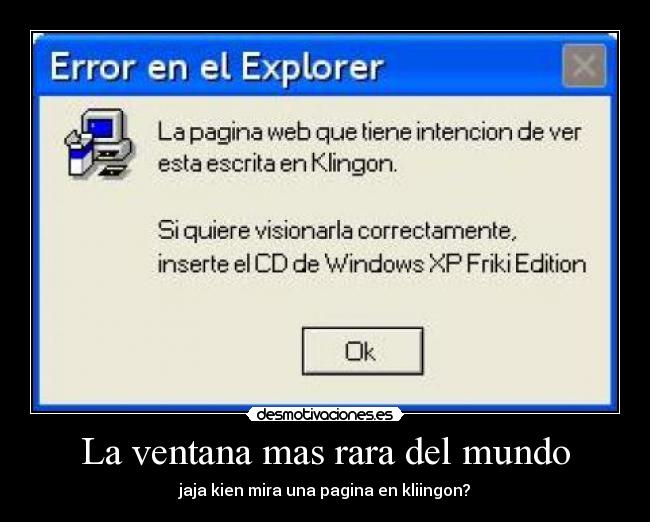 La ventana mas rara del mundo - 