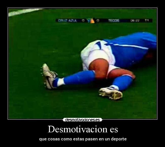 Desmotivacion es -