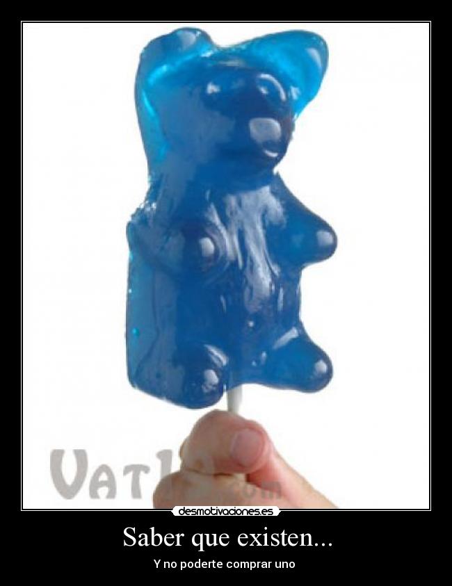 Saber que existen... -