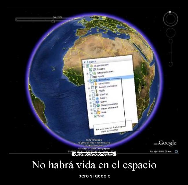 No habrá vida en el espacio -