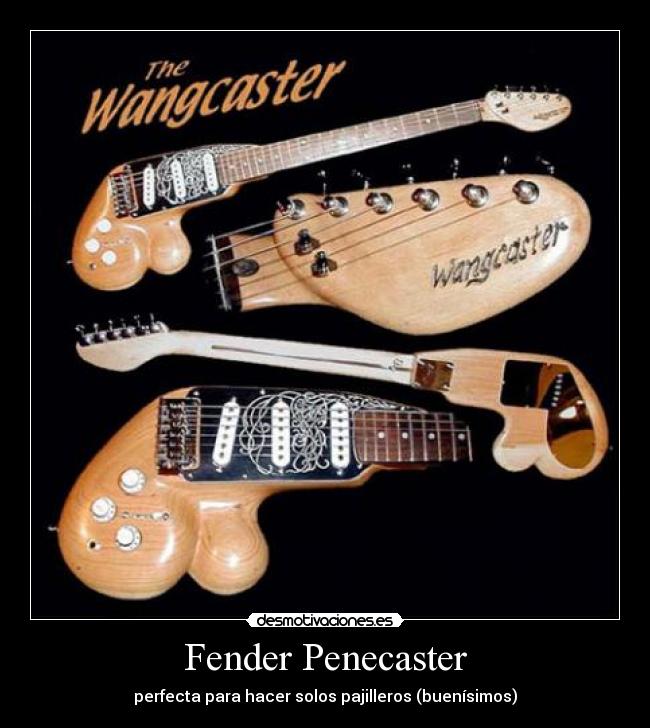 Fender Penecaster - perfecta para hacer solos pajilleros (buenísimos)