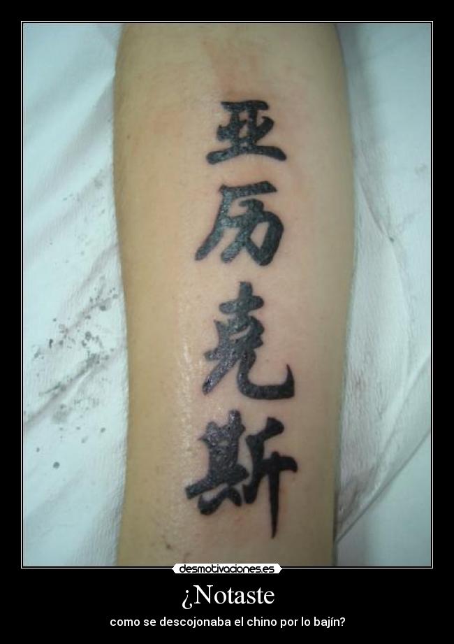 carteles tatuajes chinos desmotivaciones
