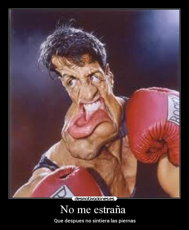 No me estraña -