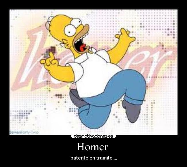 Homer - patente en tramite....