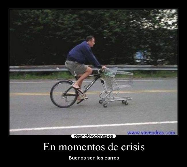 En momentos de crisis -