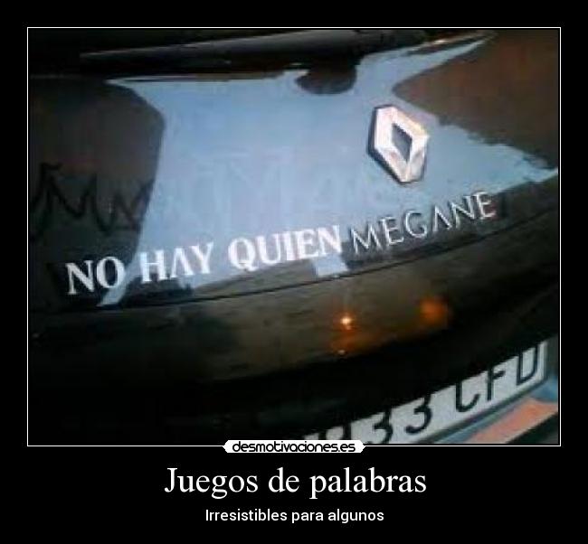 Juegos de palabras -